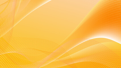 Vector orange yellow abstract geometric shapes background