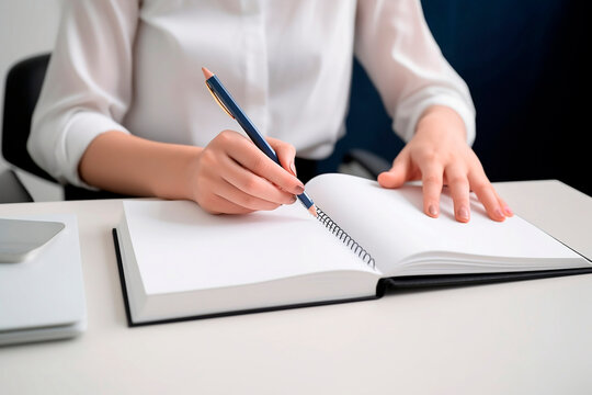 Pessoa Escrevendo, Estudando, Trabalhando e Fazendo Anotações