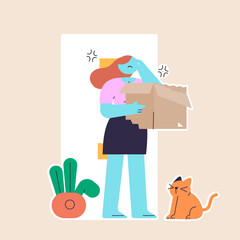 Empty State (Customer get empty box package)