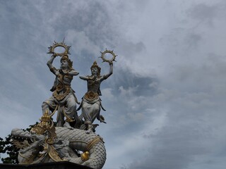 statue of Sun Goddess in Bali Indonesia