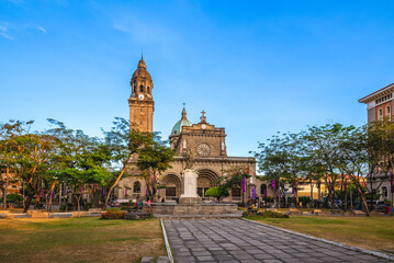 Fototapeta na wymiar Manila Cathedral, Intramuros, Manila, Philippines
