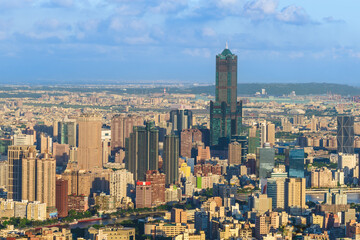 Obraz premium scenery of Kaohsiung city and harbor in Taiwan