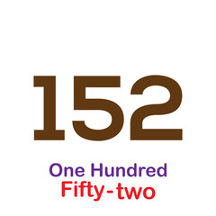 Cardinal number icon flat style illustration for children