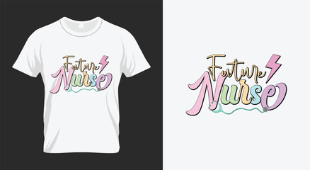 Future Nurse Retro Nurse Sublimation Design