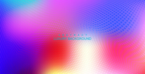 Holographic Vector Abstract Background. Iridescent Foil. Glitch Hologram. Pastel neon rainbow. Ultraviolet metallic paper. Template for presentation. Cover to web design.