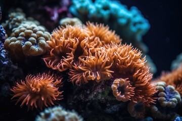 Naklejka na ściany i meble Exquisite Hermatypic Coral Gardens of the Sea 13