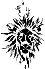 炎のライオンマーク