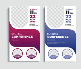 business conference Instagram stories template 