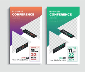 business conference Instagram stories template 