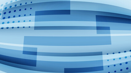 Geometrical background with blue shapes.