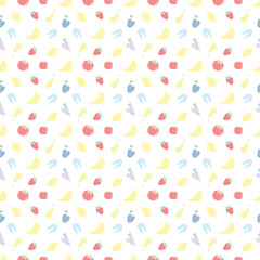 Seamless pattern with food icons. doodle food pattern. Food background