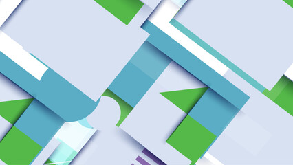 Naklejka premium Geometry background with geometric shapes in pastel tones