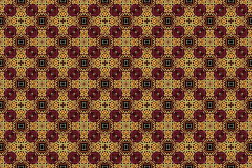 Abstract seamless pattern, seamless wallpaper, seamless background designed for use for interior, wallpaper, fabric, curtain, carpet, clothing, Batik, satin, background, illustration, Embroidery style
