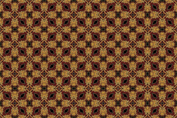 Abstract seamless pattern, seamless wallpaper, seamless background designed for use for interior, wallpaper, fabric, curtain, carpet, clothing, Batik, satin, background, illustration, Embroidery style