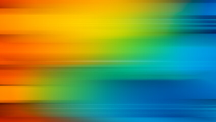 Orange, yellow, green and blue gradient dynamic fluid background