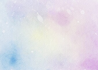 Fototapeta premium Abstract blue and pink painted watercolor background texture, pastel watercolor design with digital painted for template.