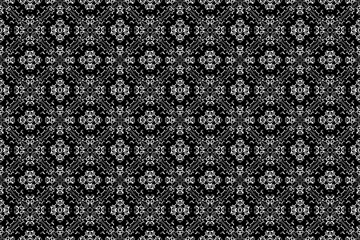 Abstract seamless pattern, seamless wallpaper, seamless background designed for use for interior, wallpaper, fabric, curtain, carpet, clothing, Batik, satin, background, illustration, Embroidery style