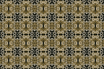 Abstract seamless pattern, seamless wallpaper, seamless background designed for use for interior, wallpaper, fabric, curtain, carpet, clothing, Batik, satin, background, illustration, Embroidery style