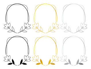 Floral templates for Invitation cards. Flower wedding invitation.