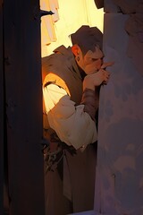 person in the sadness