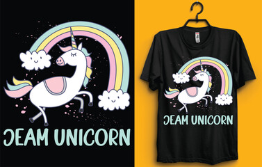 Unicorn T-shirt Design Bundle

