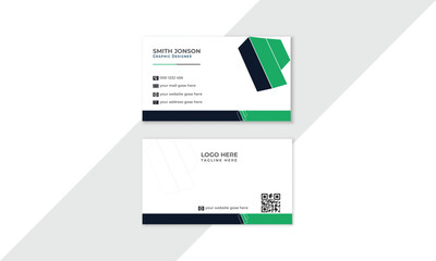Creative business card template, Modern business card design,