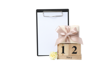 Composition for International nurse and doctor day, isolated on white background