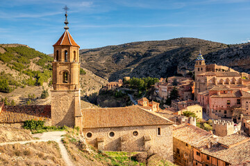 Fototapeta na wymiar Lovely view over Albarracín, Teruel, Spain