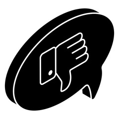 A unique design icon of mobile news