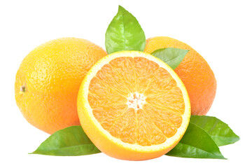 Orange fruit isolated 