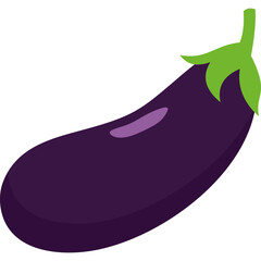 Purple Eggplant Illustration