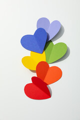 Composition for Pride and LGBTQ community concept