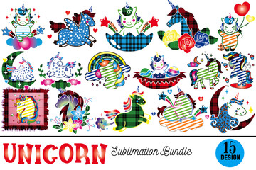 Unicorn Sublimation Designs