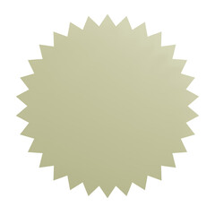 set of blank stickers