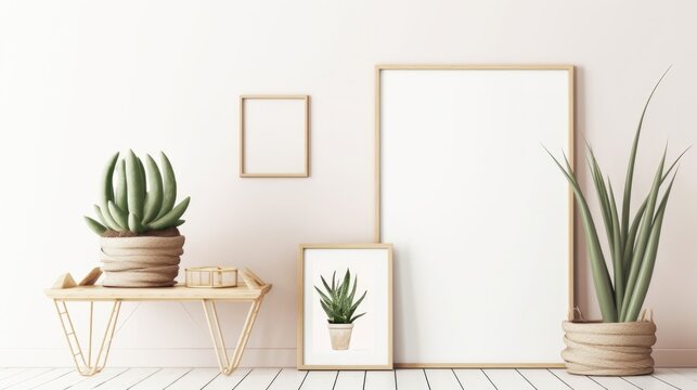 Modern Home. Contemporary Interior Design Background. Generative AI.