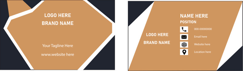 Modern business card,Geometric business card,Illustration business card,Vector design business card,Template business card.