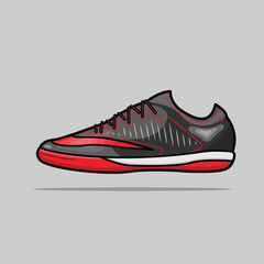 futsal shoes illustration