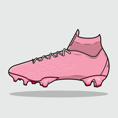 pink football shoes