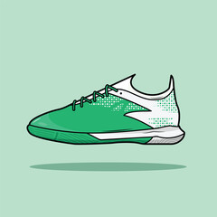 futsal shoes illustration