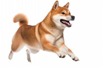 border collie puppy isolated on white background