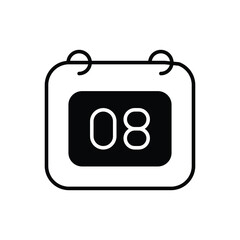 Calendar icon vector stock.