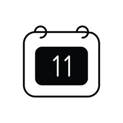 Calendar icon vector stock.