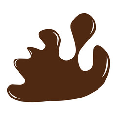 chocolate splash illustration