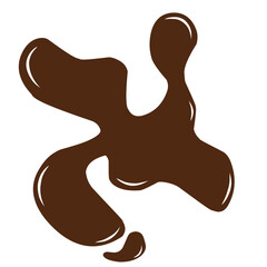 chocolate splash illustration