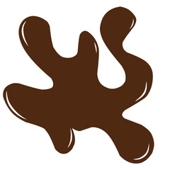 chocolate splash illustration