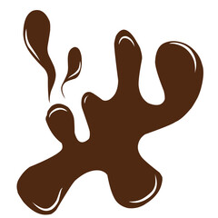 chocolate splash illustration