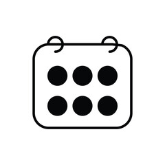 Calendar icon vector stock.