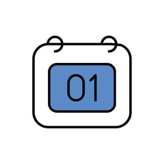 Calendar icon vector stock.