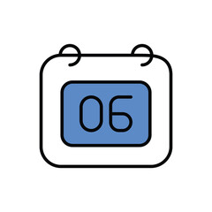 Calendar icon vector stock.