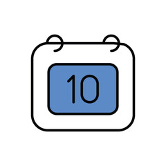 Calendar icon vector stock.